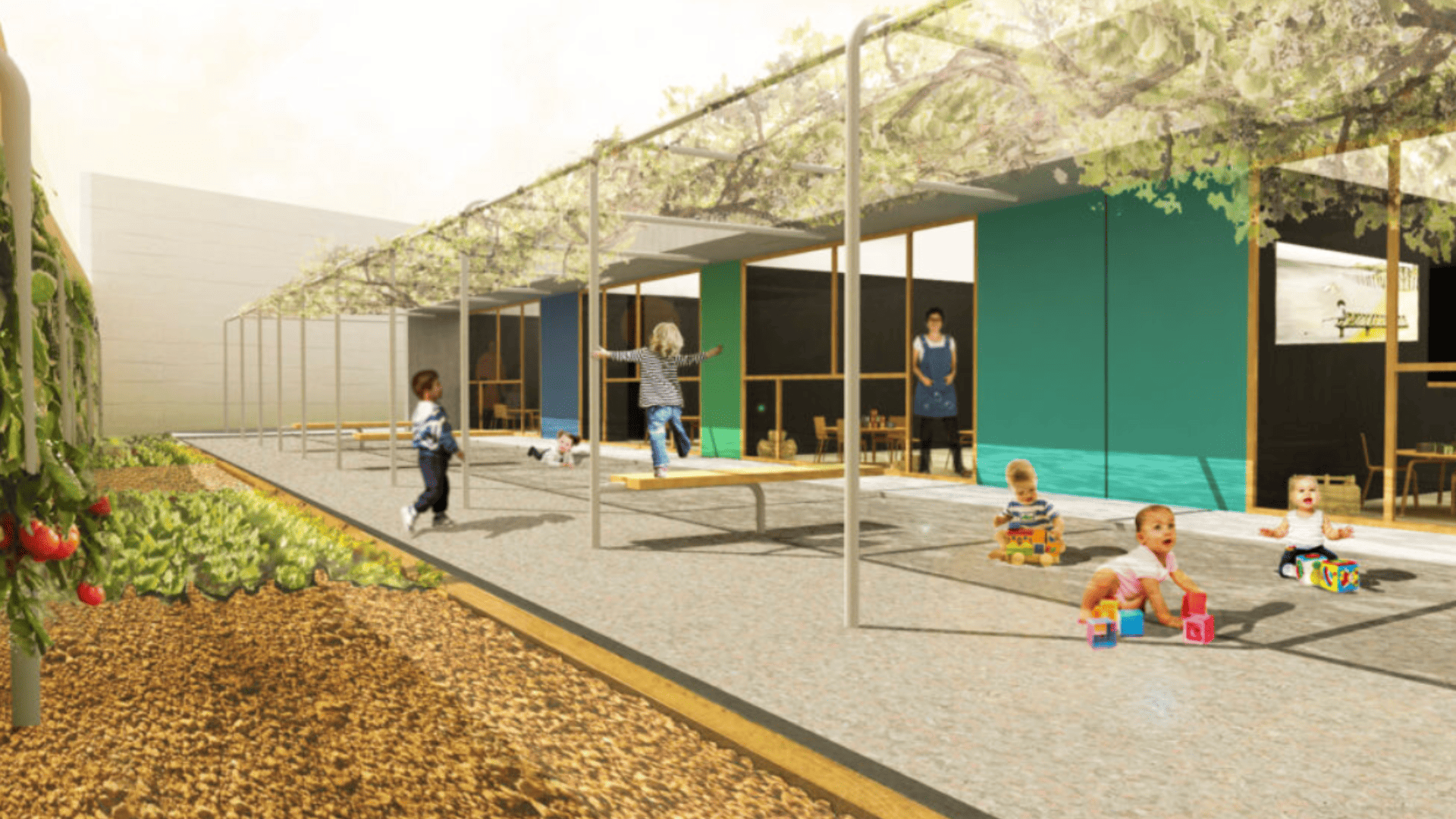 Escoleta Llubí: estudio de paisajismo y arquitectura infantil 